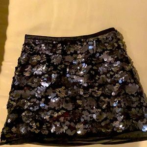 Sequin black skirt worn once